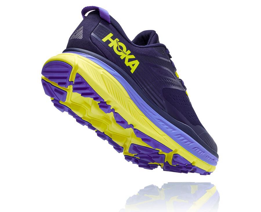 Tenis Hoka One One Trail Hombre Azules/Verdes - Stinson Atr 6 - HQMS61278